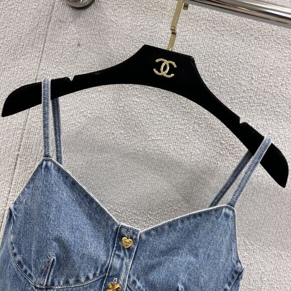 Chanel denim camisole top - Picture 7 of 7